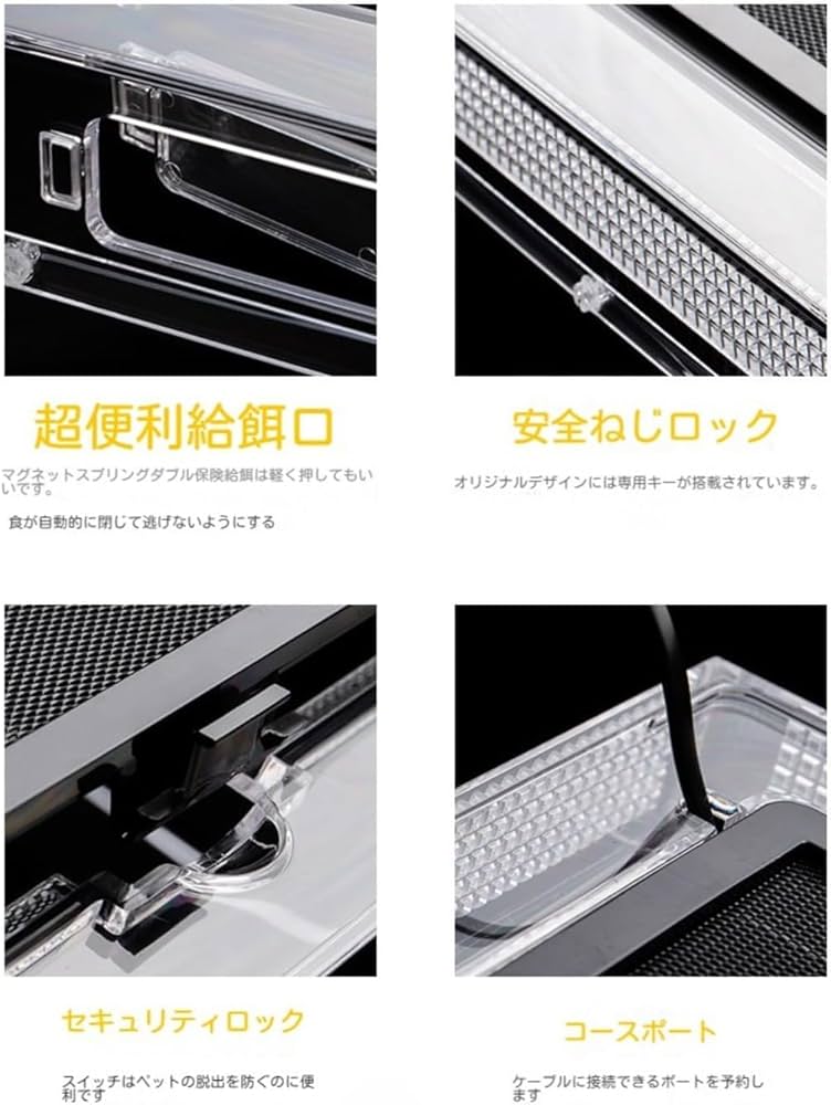 Amazon | Howorr アクリル 爬虫類ケージ 飼育容器、トカゲ